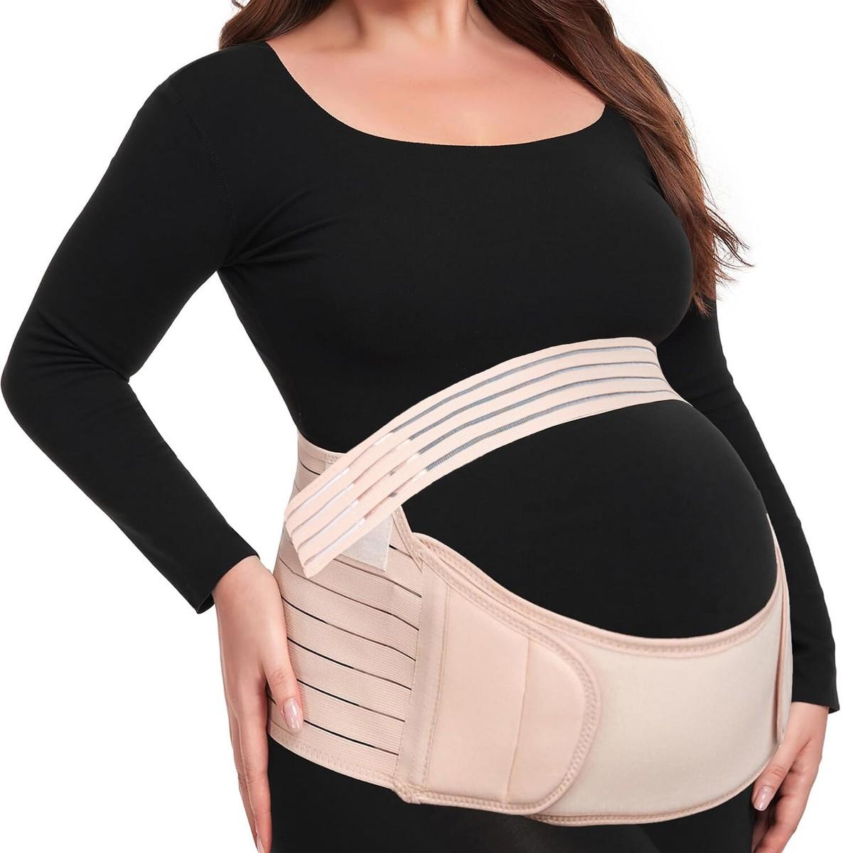 Pregnancy Support Belt | Back, Stomach, Diaphragm Pain Relief Maternity Belt for Pregnant Women