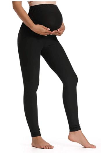 Women's Cotton Lycra Over Belly Maternity Leggings - Comfortable, Seam-Free, High Waist Support, Stretchable Pregnancy Pants for Pre & Post Pregnancy 4.4 4.4 out of 5 stars   (156) | Search this page