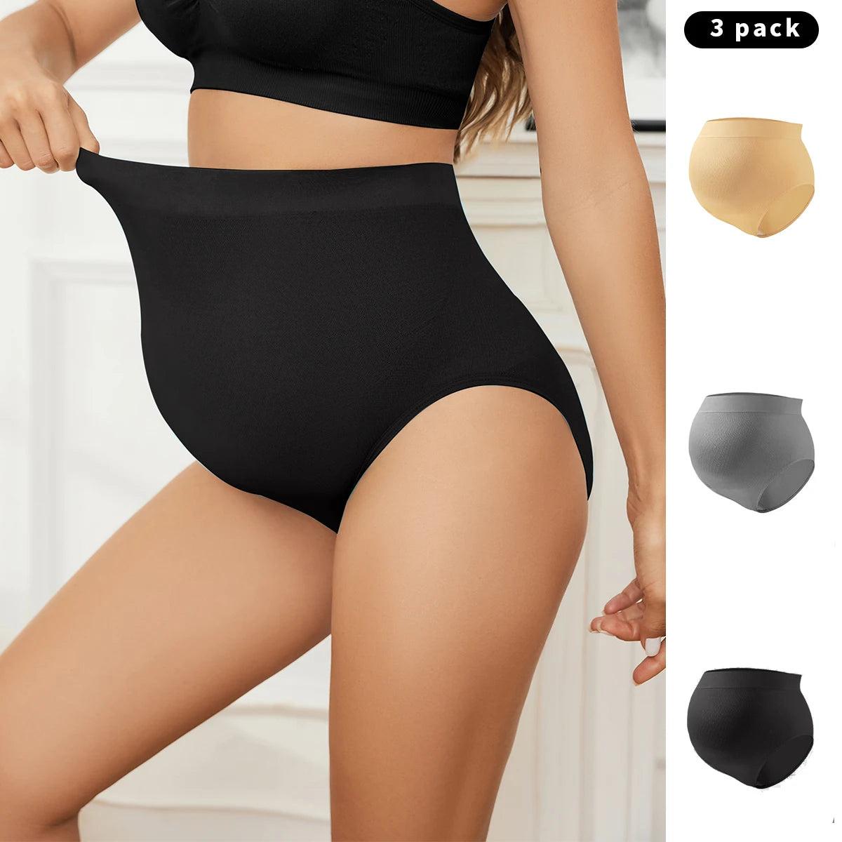 pack of 3 high waist maternity panties