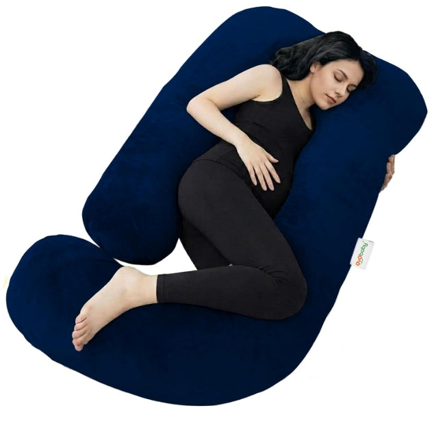 Pregnancy Pillows for Women J-Shape Full Body Pillow | 360° Maternity Support for Back, Hips, Legs & Belly | Maternity Pillow