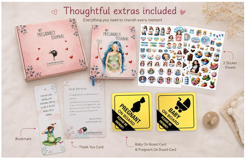 My Pregnancy Journal - Premium Memory Book & Planner for Expecting Moms