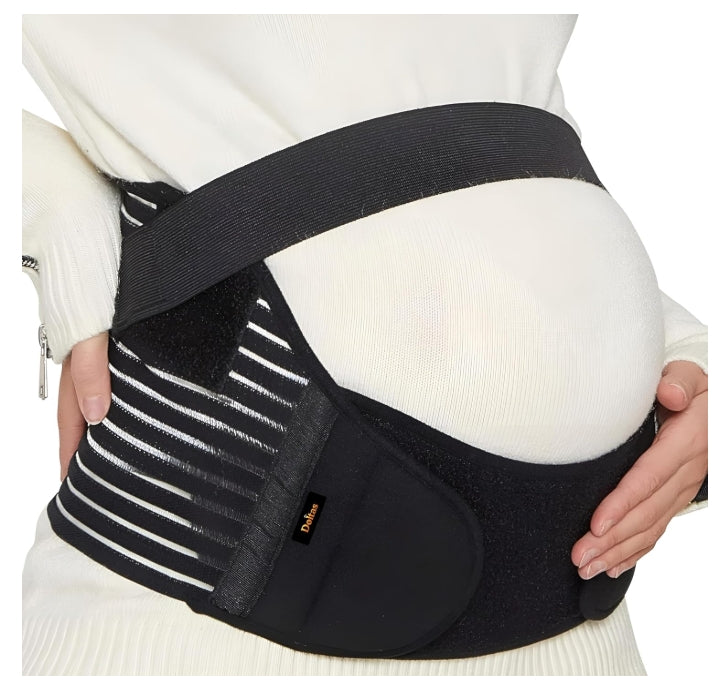 Adjustable Pregnancy Support Belt for Belly, Back & Pelvic Relief – Comfortable Pre Natal Belly Band – Breathable Pregnancy Belt for Prenatal & Postpartum Belly Support