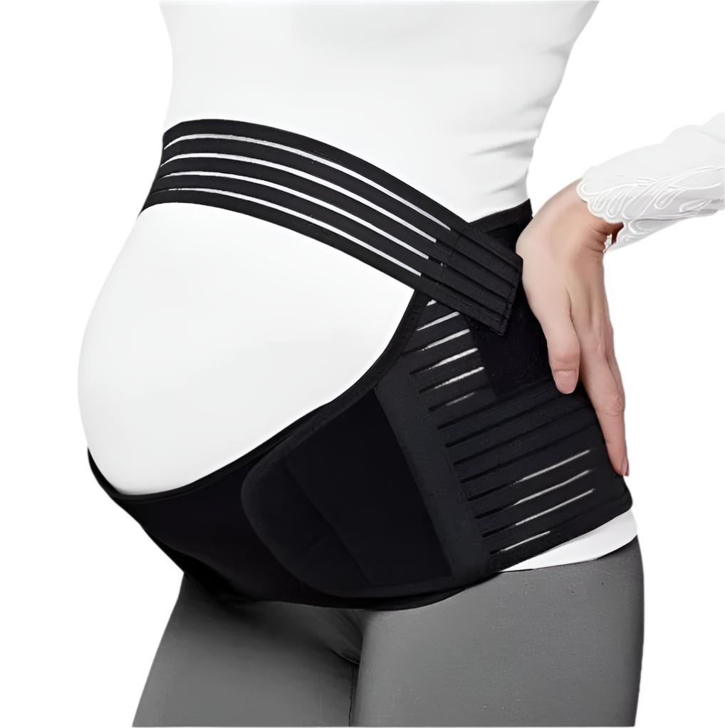 Adjustable Pregnancy Support Belt for Belly, Back & Pelvic Relief – Comfortable Pre Natal Belly Band – Breathable Pregnancy Belt for Prenatal & Postpartum Belly Support
