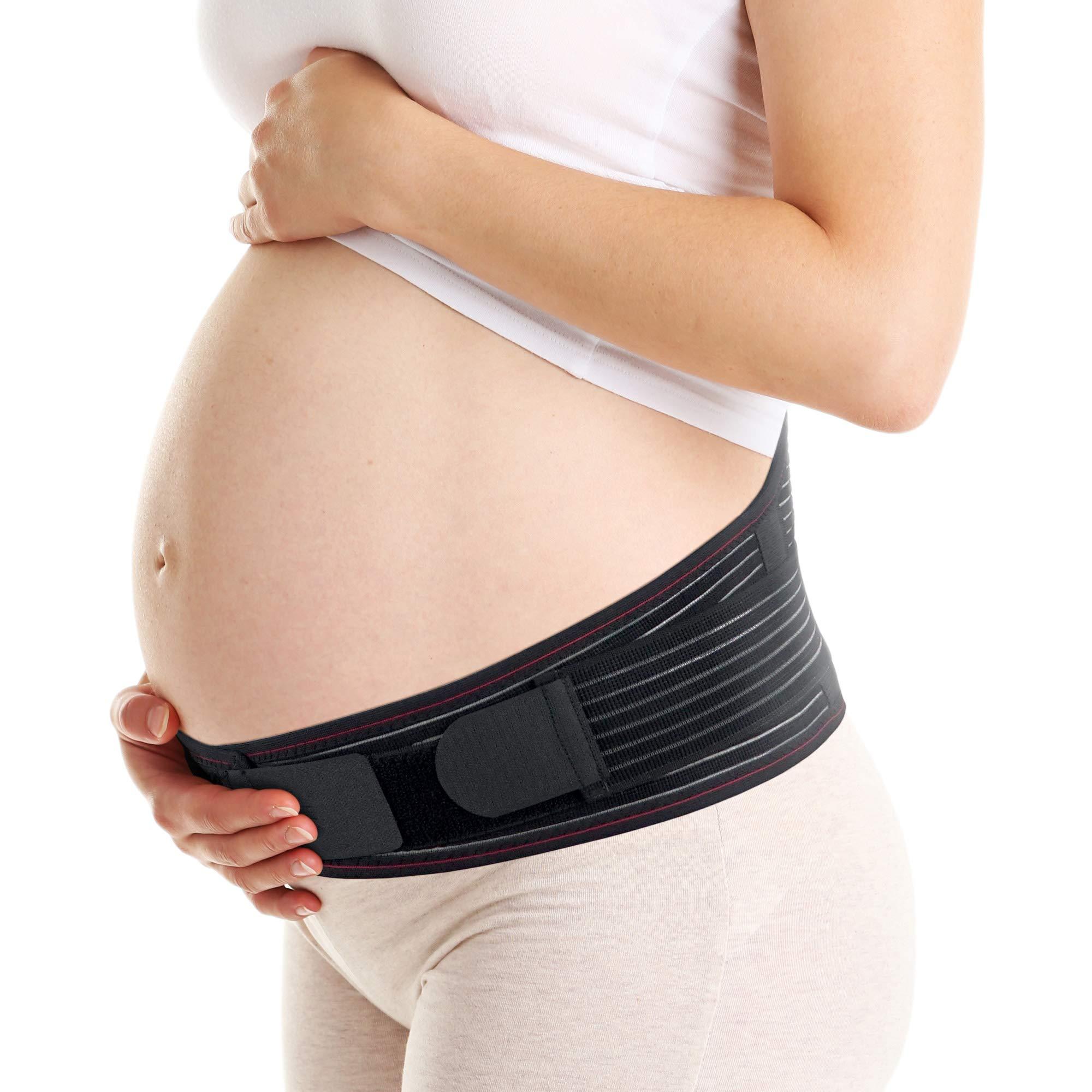 Adjustable Pregnancy Support Belt for Belly, Back & Pelvic Relief – Comfortable Pre Natal Belly Band – Breathable Pregnancy Belt for Prenatal & Postpartum Belly Support