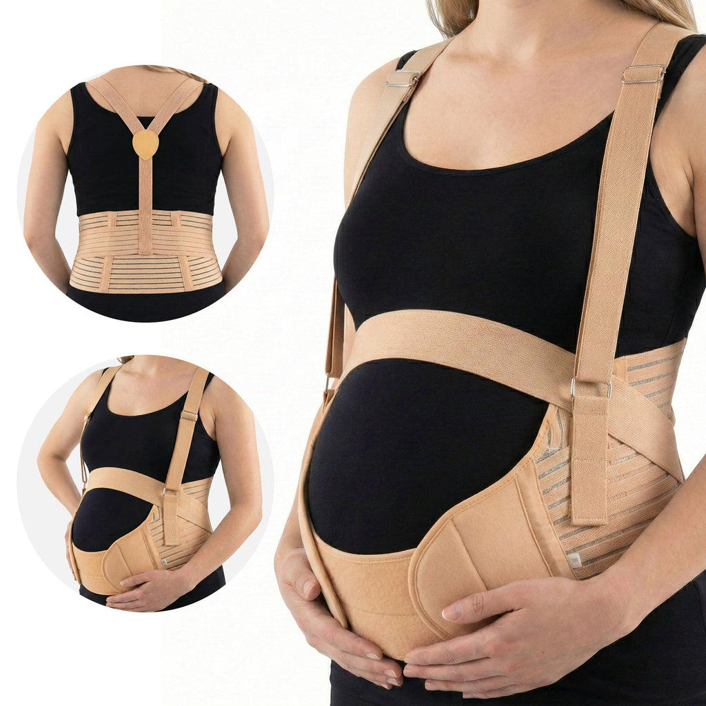 Adjustable Pregnancy Support Belt for Belly, Back & Pelvic Relief – Comfortable Pre Natal Belly Band – Breathable Pregnancy Belt for Prenatal & Postpartum Belly Support